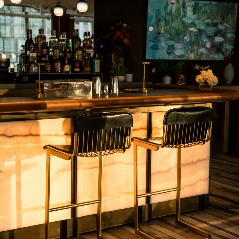 Interior, bar area.